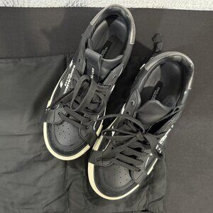 Dolce & Gabbana Black Leather and Rubber 2.Zero Sneakers